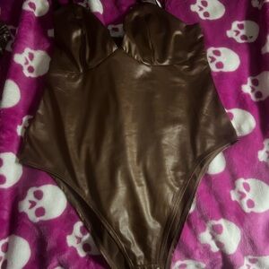 Brown womens One Piece